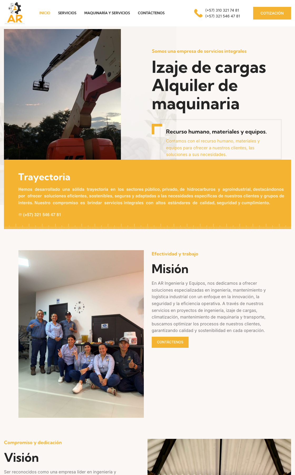 aringenieriayequipos.com